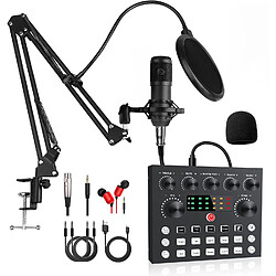 Table De Mixage Audio Pro Avec Changement De Voix Et Bluetooth Noir YONIS