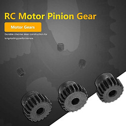 Acheter 4 Pièces Pignons 18T 19T 20T 21T 48DP 3,175mm Pignon de Module d’Engrenage d’Arbre pour Moteur Brushless 1 :10 1/10 RC Monster/Buggy/Truck, Couleur Noire