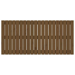 Acheter Maison Chic Tête de lit scandinave pour lit adulte,Meuble de chambre murale Marron miel 127,5x3x60 cm Bois massif de pin -MN95078