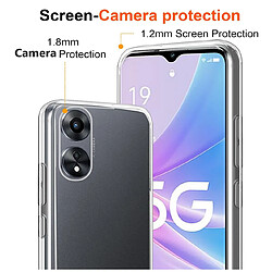 Avis Htdmobiles Coque pour Oppo A58 5G / A78 5G - housse etui silicone gel fine + film ecran - TRANSPARENT TPU