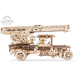 Avis UGEARS Le Camion de Pompier avec l?échelle est Le modèle mécanique en Bois Le Puzzle kit d?Assemblage Le camion de pompier avec l?échelle est le modèle mécanique en bois Le puzzle kit d?assemblage