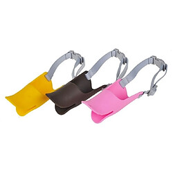 Avis Wewoo Muselières chien jaune pour chien, taille: M Museau mignon en forme de canard bouche de silicone