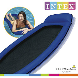 Matelas gonflable semi-immergé intex - coloris aléatoire pas cher