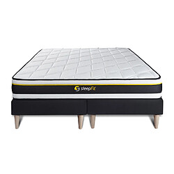 Sleepfit Ensemble double sommier 90x200 + matelas SOFT 180x200