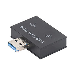 USB 3.0 2 ports 2in1 OTG USB HUB pour ordinateur portable Micro Port de charge pour Android