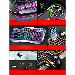 Ensemble clavier et souris sans fil rechargeable Knob