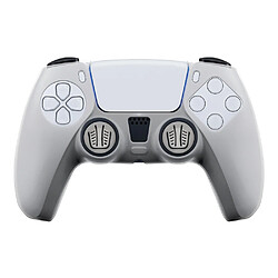 Blade FR-TEC Coque en Silicone Transparente + Grips pour Dualsense PS5 - Protection sans altérer l'apparence - Améliore la prise en main et évite la transpiration des mains - Comprend des poignées pour joysticks - Couleur Gris