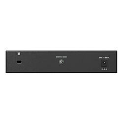 Switch D-Link 8 Puertas Desktop Gigabit PoE Negro (DGS-1008P)