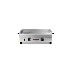 Plancha gaz Krampouz Samba Double PFSB2MA KR 3000 W Inox