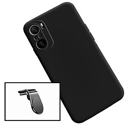 PHONECARE Kit Support Magnétique L Safe Driving Pour Voiture + Coque Silicone Liquide - Xiaomi Redmi Note 10