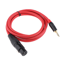 Câble Audio 150cm 1/8 ""Mâle à 3 Broches Xlr Femelle pour Microphone de Casque Haut-parleur Accessoires d'Adaptateurs