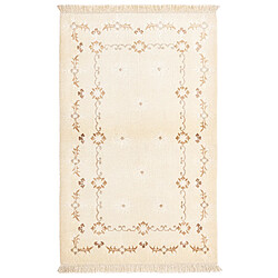 Vidal Tapis de laine 152x94 beige Darya