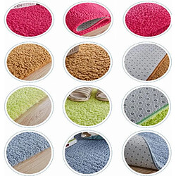 Acheter LUUCOZK Tapis moelleux en fausse fourrure Tapis à poils longs pour chambre à coucher Salon-Café-100x160 cm