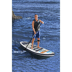 Planche de Stand Up Paddle Gonflable Bestway Hydro-Force White Cap 305x84x12 cm Pagaie Double, Siège, Pompe, Sac de Transport