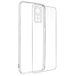 Avizar Coque Xiaomi Mi 10T/Mi 10T Pro Silicone Film Verre Trempé Transparent