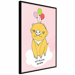 Paris Prix Affiche Murale Encadrée Birthday Wish 20 x 30 cm Noir