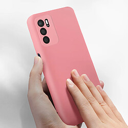 Acheter Avizar Coque Oppo A16 et Oppo A16s Silicone Semi-rigide Finition Soft-touch Fine Rose