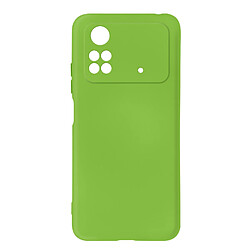 Avizar Coque Xiaomi Poco M4 Pro 4G Semi-rigide Soft-touch Fine vert