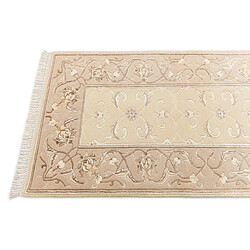 Vidal Tapis de couloir en laine 290x81 beige Darya pas cher