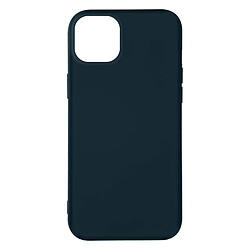 Avizar Coque pour iPhone 14 Semi-rigide Soft-touch Fine bleu nuit