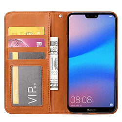 Avis Wewoo Housse Coque Étui en cuir à rabat horizontal Knead Skin Texture pour Huawei Y7 2019 / Y7 Prime 2019 / Y7 Pro 2019avec cadre photo et support et fentes cartes et portefeuille noir