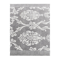 Vidal Tapis de couloir en laine 305x89 gris Darya pas cher