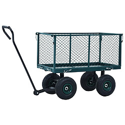 Acheter vidaXL Chariot à main de jardin Vert 350 kg