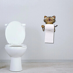 Universal Porte-serviettes en papier pour chats Porte-serviettes en papier toilette pour chiens en fonte Porte-serviettes debout Toilettes |(Jaune) pas cher