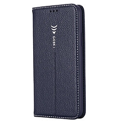 Wewoo Coque Pour iPhone 11 Pro GEBEI PU + TPU Etui de protection à rabat avec support et fentes cartes Bleu