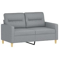 Acheter Maison Chic Ensemble de canapés 3 pcs avec coussins, Canapé droit Sofa pour Salon Gris clair Tissu -GKD484361