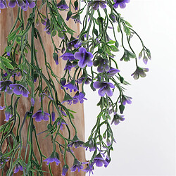 Avis Tige de fleur de pin en plastique pour plantes artificielles suspendues violet-79cm