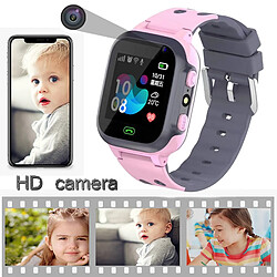 Avis Universal Montres pour enfants Appelez les montres intelligentes pour enfants SOS montres intelligentes imperméables Horloges SIM Localisation Suivi Montres pour enfants Garçons et filles | Montres intelligentes (rose)