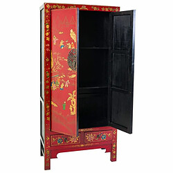 Avis Armoire Alexandra House Living Rouge Bois 38 x 174 x 80 cm