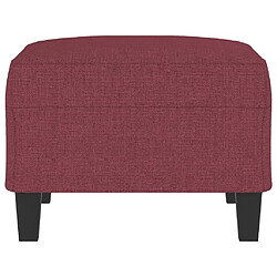 Acheter Maison Chic Repose-pied,Tabouret confortable Rouge bordeaux 70x55x41 cm Tissu -MN13440