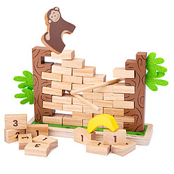 Bigjigs Toys Jeu de crash dans la jungle