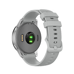 Bracelet de montre de remplacement pour Garmin Vivoactive 4S / Vivomove 3S Accessoires de montre Gris