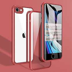 Coque en TPU double face rouge pour votre Apple iPhone SE (2nd Generation)/8/7