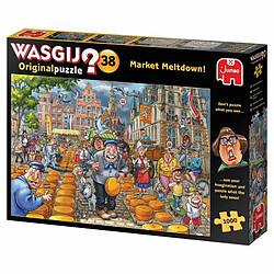 Jumbo Spiele- Wasgij Original 38-Market Meltdown-1000 Teile NEU Puzzle, 25010, Multicolore