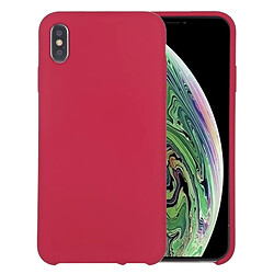 Wewoo Coque Souple silicone pleine couverture Four Corners pour iPhone XR Rose Red