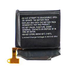 vhbw Batterie compatible avec Samsung SM-R500, SM-R500N smartwatch montre connectée bracelet fitness (230mAh, 3,85V, Li-polymère)