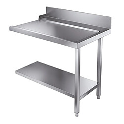 Table de Sortie avec Etagère 1100 Droite Pour7280.0045-0046 - Combisteel