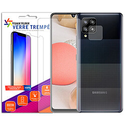 Verre trempé pour Samsung Galaxy A42 5G SM-A426B + Verre Trempé Camera Arrière Protecteur-Film Protection en Verre Trempé-Visiodirect-