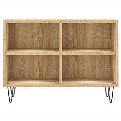 Avis vidaXL Meuble TV chêne sonoma 69,5 x 30 x 50 cm bois d'ingénierie