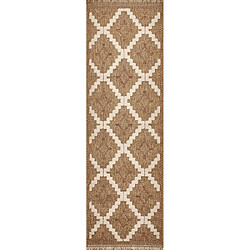 Acheter Jardindeco Tapis intérieur extérieur aspect jute terracota Tijuana 9041 230 x 160 cm.