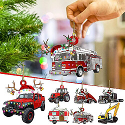 Universal Ornements de Noël suspension du produit de cadeau de la famille Famille Créative Car Train de Noël Décoration de l'arbre de Noël Pendant