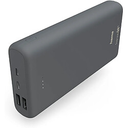 SANAG Power Bank 24000 Mah (Batterie Externe, 1 Usb C + 2 Usb A, Power Pack Fast Charge, Batterie Pour Smartphone, Tablette, Haut-Parleur Bluetooth, Voyants Led, Chargeur Portable + Cable 0.25M) Gris