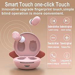 Acheter Universal Pig Wireless Bluetooth 5.0 Sport Mini Cute Ear Touch Wireless Headset | Headset (Rose)