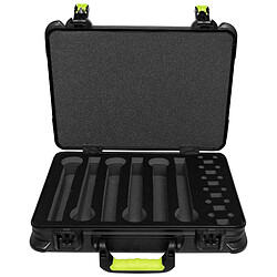 Gator Frameworks SH-MICCASEW06 6 Wireless Mic Case Shure by Gator