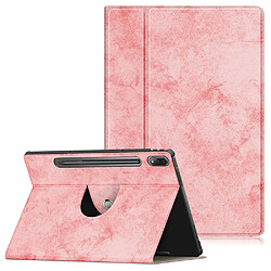 Etui en PU fonction réveil/veille automatique avec support rose pour votre Lenovo Tab P12 Pro 12.6 pouces