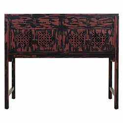 Meuble d'Entrée avec Tiroirs Alexandra House Living Rouge Bois d'épicéa Bois MDF 40 x 102 x 120 cm